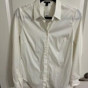 Ann Taylor white button down